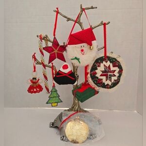 🎅🎅🎅Vntg Holiday Ornaments (set of 9) EUC Multiple Sizes Approx 5"x7"